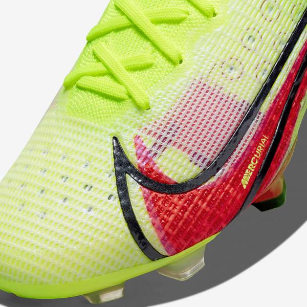 Women's Nike Mercurial Vapor 14 Elite FG Firm-Ground Football Shoes Black / Light Red | NK067LHK