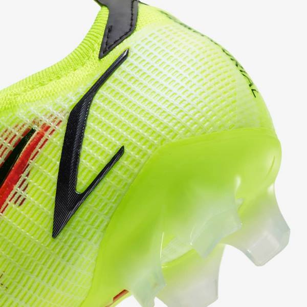 Women's Nike Mercurial Vapor 14 Elite FG Firm-Ground Football Shoes Black / Light Red | NK067LHK