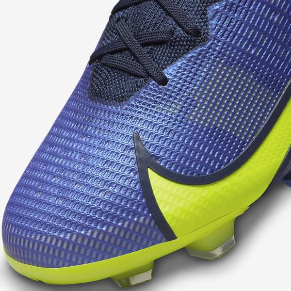 Women's Nike Mercurial Vapor 14 Elite FG Firm-Ground Football Shoes Blue | NK346QEF