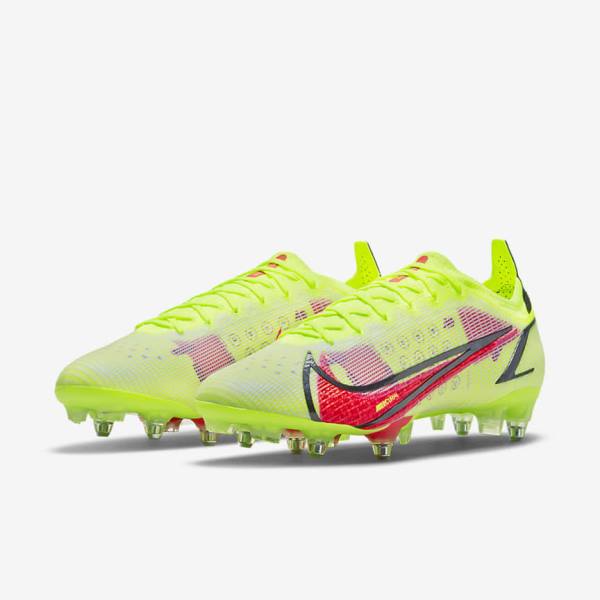 Women's Nike Mercurial Vapor 14 Elite SG-Pro AC Soft-Ground Football Shoes Black / Light Red | NK243ELD