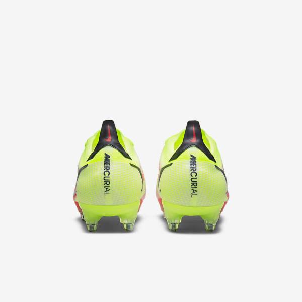 Women's Nike Mercurial Vapor 14 Elite SG-Pro AC Soft-Ground Football Shoes Black / Light Red | NK243ELD