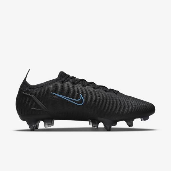 Women's Nike Mercurial Vapor 14 Elite SG-Pro AC Soft-Ground Football Shoes Black / Grey | NK948YET