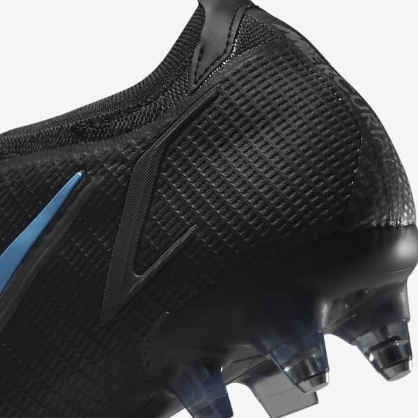 Women's Nike Mercurial Vapor 14 Elite SG-Pro AC Soft-Ground Football Shoes Black / Grey | NK948YET