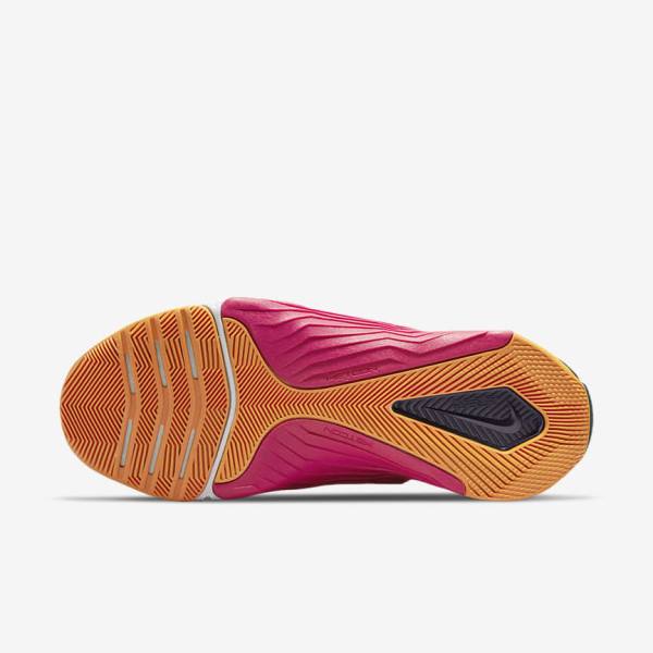 Women's Nike Metcon 7 Training Shoes Pink / Yellow / Blue | NK915OFM