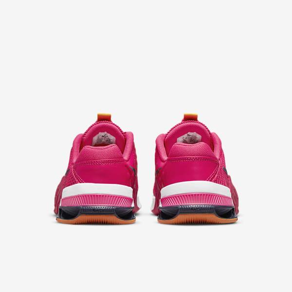 Women's Nike Metcon 7 Training Shoes Pink / Yellow / Blue | NK915OFM