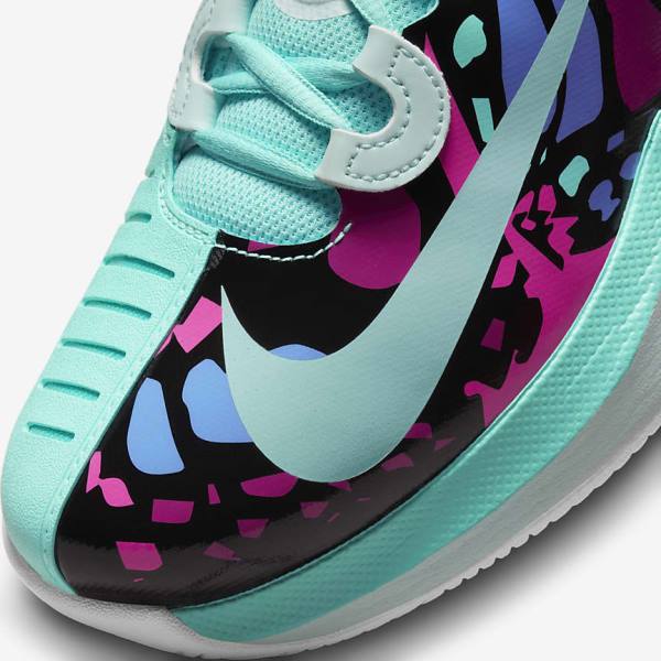 Women's Nike NikeCourt Air Zoom GP Turbo Naomi Osaka Tennis Shoes Turquoise / Black / Fuchsia / Turquoise | NK205XUN