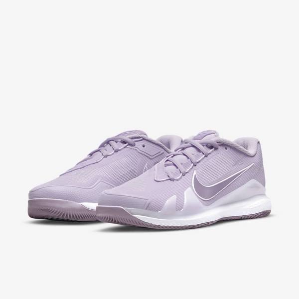 Women's Nike NikeCourt Air Zoom Vapor Pro Hard-Court Tennis Shoes White | NK340OPU