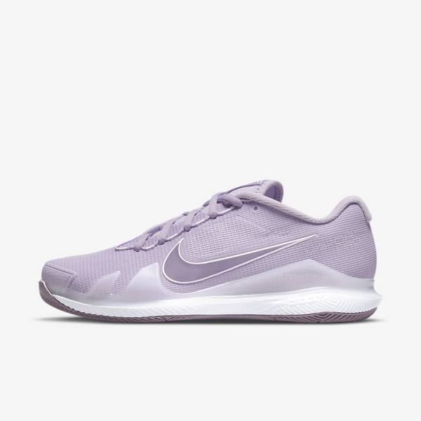 Women\'s Nike NikeCourt Air Zoom Vapor Pro Hard-Court Tennis Shoes White | NK340OPU