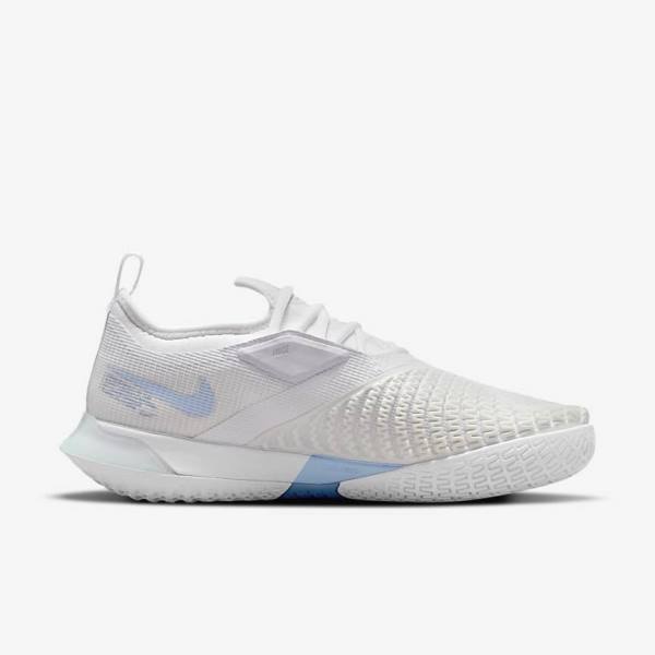 Women's Nike NikeCourt React Vapor NXT Hard Court Tennis Shoes White | NK875OEP