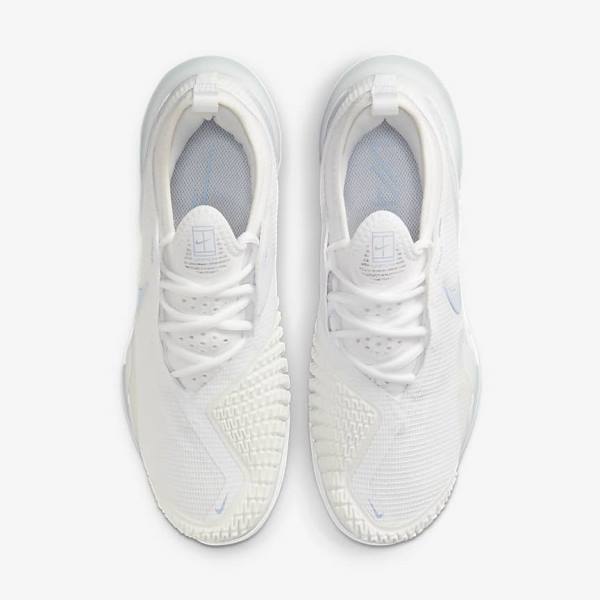 Women's Nike NikeCourt React Vapor NXT Hard Court Tennis Shoes White | NK875OEP