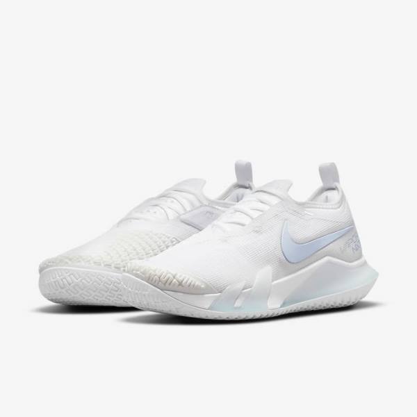 Women's Nike NikeCourt React Vapor NXT Hard Court Tennis Shoes White | NK875OEP