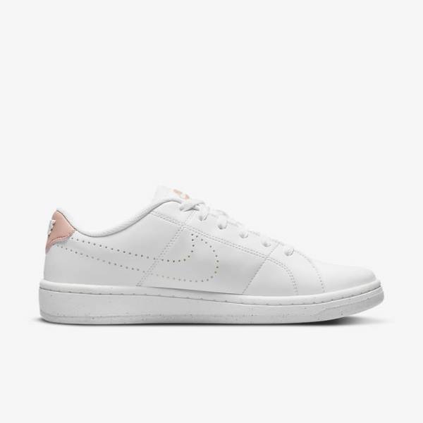 Women's Nike NikeCourt Royale 2 Next Nature Sneakers White / Black / Rose | NK681BSD