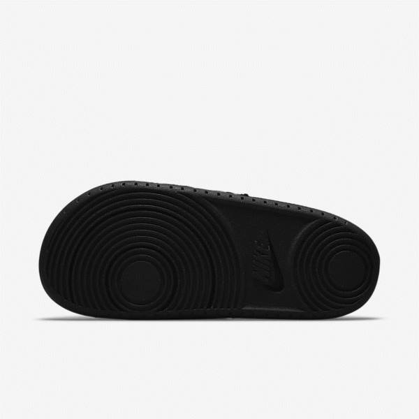 Women's Nike Offcourt Slides Black / White | NK360ARB