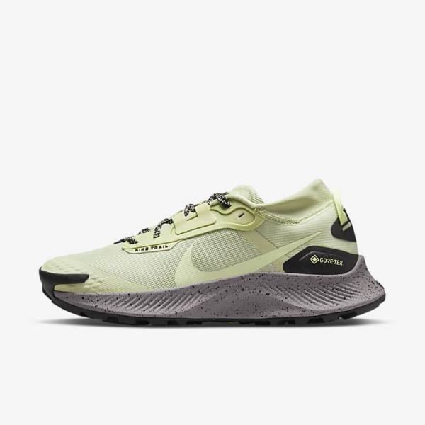 Women\'s Nike Pegasus Trail 3 GORE-TEX Waterproof Trail Running Shoes Olive / Black / Grey | NK237PKF