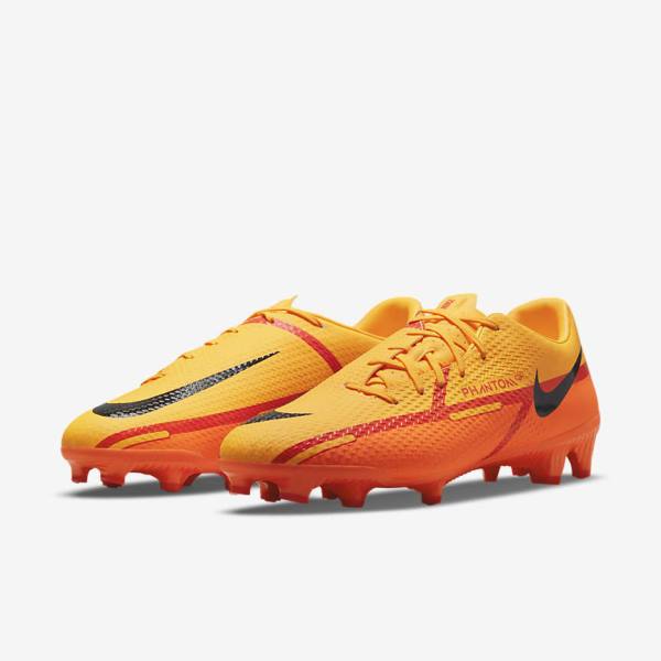 Women's Nike Phantom GT2 Academy MG Multi-Ground Football Shoes Orange / Light Red / Black | NK702AWZ