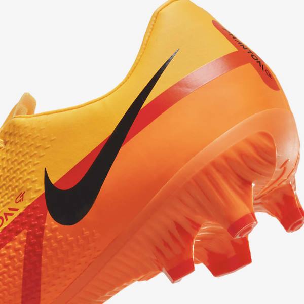 Women's Nike Phantom GT2 Academy MG Multi-Ground Football Shoes Orange / Light Red / Black | NK702AWZ