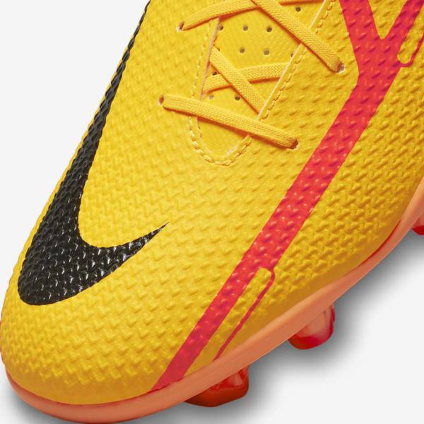 Women's Nike Phantom GT2 Club MG Multi-Ground Football Shoes Orange / Light Red / Black | NK864JCX