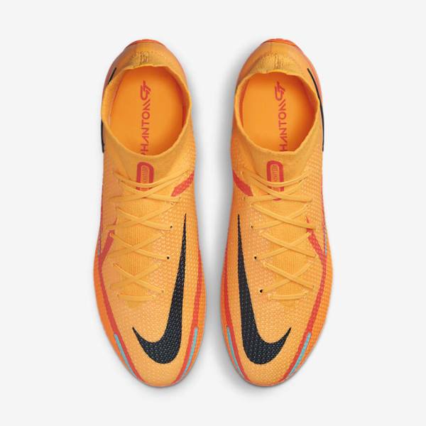 Women's Nike Phantom GT2 Dynamic Fit Elite AG-Pro Artificial-Grass Football Shoes Orange / Light Red / Black | NK890THI