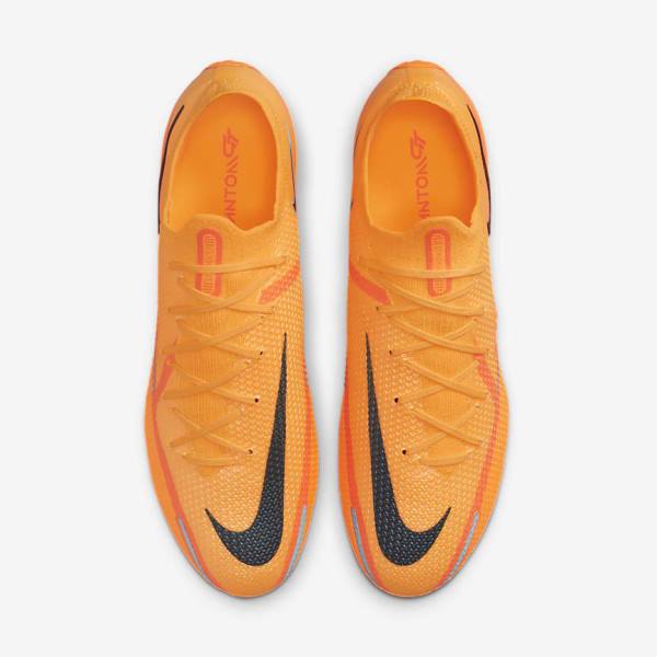 Women's Nike Phantom GT2 Elite SG-Pro AC Soft-Ground Football Shoes Orange / Light Red / Black | NK185NBU