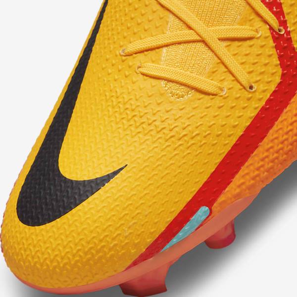 Women's Nike Phantom GT2 Pro Dynamic Fit FG Firm-Ground Football Shoes Orange / Light Red / Black | NK503RNM