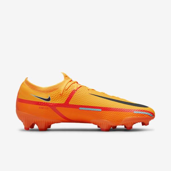 Women's Nike Phantom GT2 Pro FG Firm-Ground Football Shoes Orange / Light Red / Black | NK136TPU