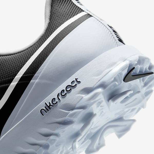 Women's Nike React Infinity Pro Golf Shoes Black / Metal Platinum / White | NK487XYO