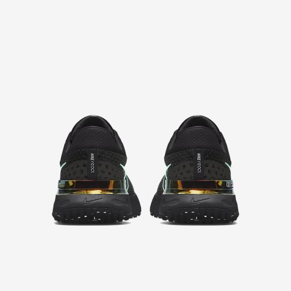 Women's Nike React Infinity Run 3 By You Custom Road Running Shoes Black | NK837MGK