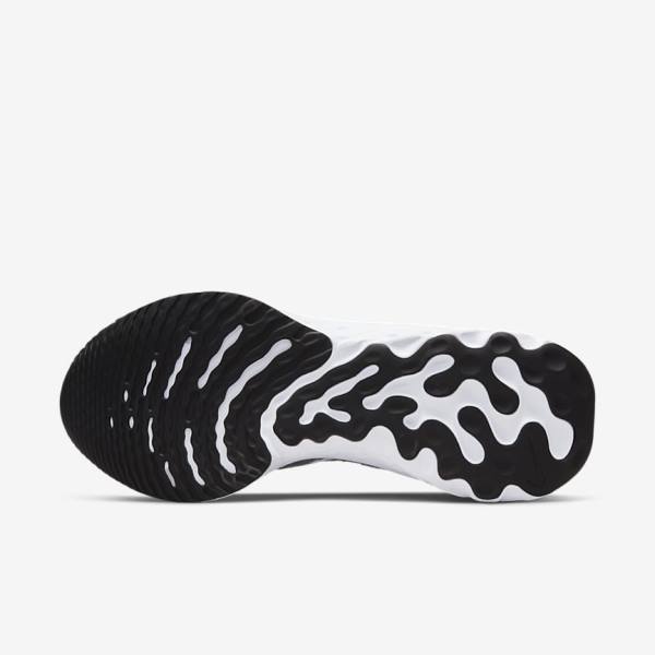 Women's Nike React Infinity Run Flyknit 3 Road Running Shoes Black / White | NK583DCR