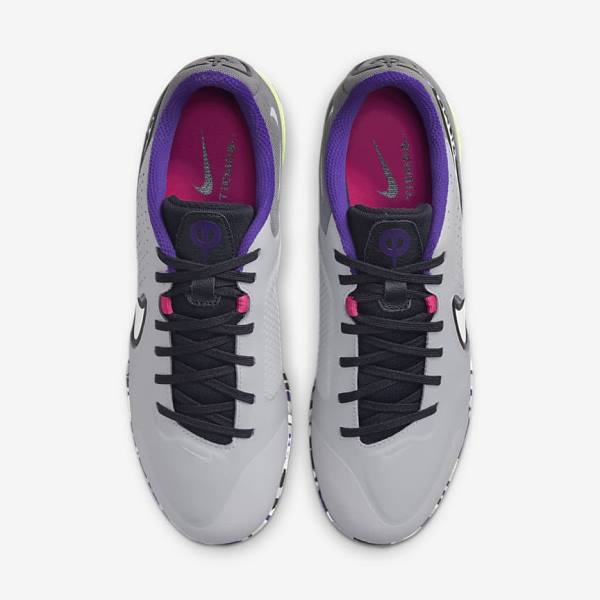 Women's Nike React Tiempo Legend 9 Pro IC Indoor-Court Football Shoes Light Grey / White | NK021RSC