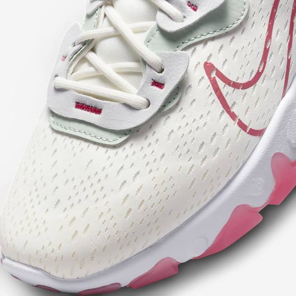 Women's Nike React Vision Sneakers Platinum / Pink | NK934GIQ