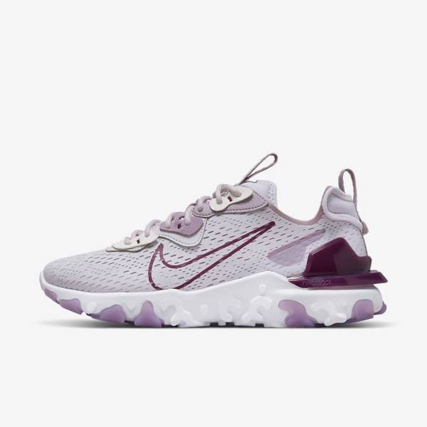 Women\'s Nike React Vision Sneakers Purple | NK280INT