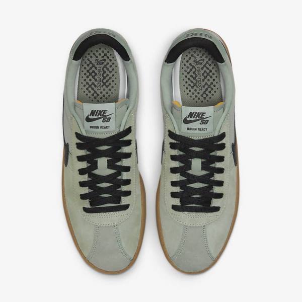 Women's Nike SB Bruin React Skate Shoes Light Brown / Black | NK712NYU