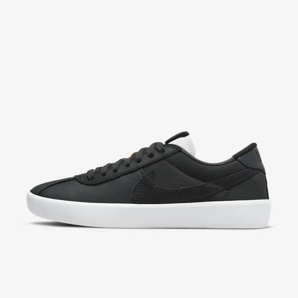 Women\'s Nike SB Bruin React Skate Shoes Dark Grey / White / Black | NK906TEC