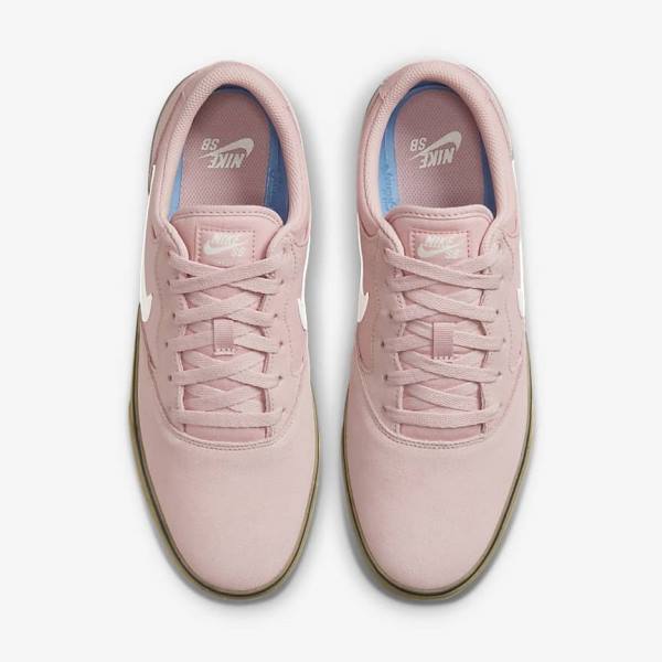 Women's Nike SB Chron 2 Skate Shoes Pink / Light Brown | NK618IQB