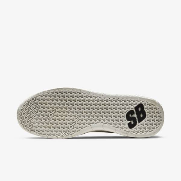 Women's Nike SB Nyjah Free 2 Skate Shoes White / Black | NK671DBK