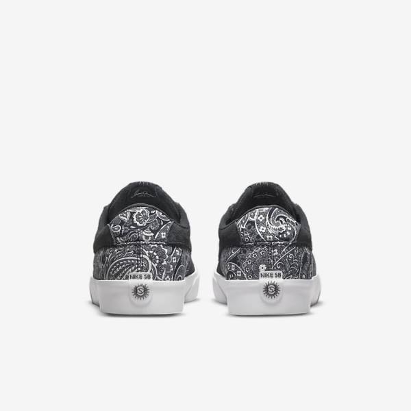 Women's Nike SB Shane Premium Skate Shoes Dark Grey / White / Black / Grey | NK910KJO