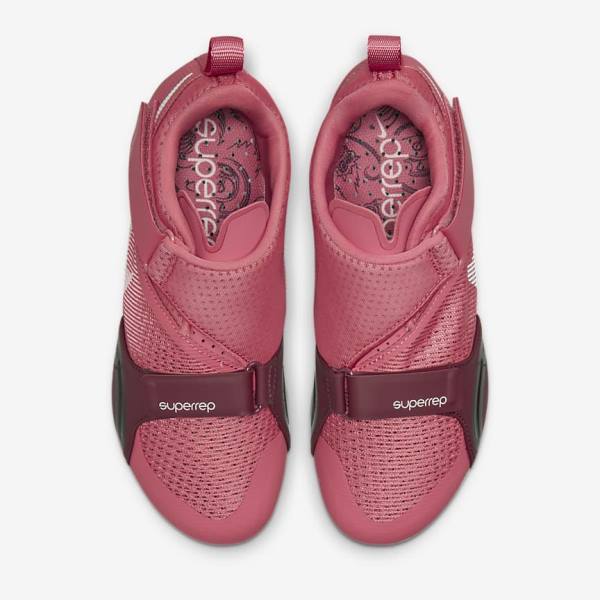 Women's Nike SuperRep Cycle Indoor Cycling Training Shoes Pink / Metal / Light Pink | NK809FKY