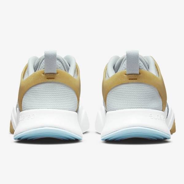 Women's Nike SuperRep Go 2 Training Shoes Platinum / Metal Gold / White | NK275EMD