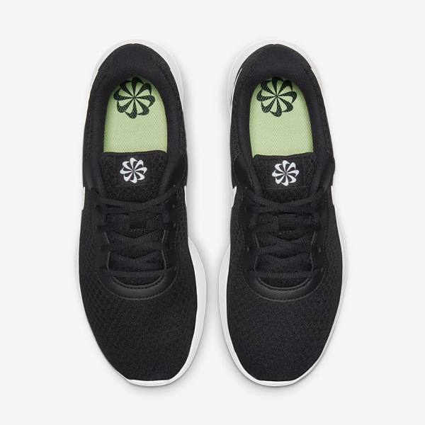 Women's Nike Tanjun Sneakers Black / White | NK246IYS