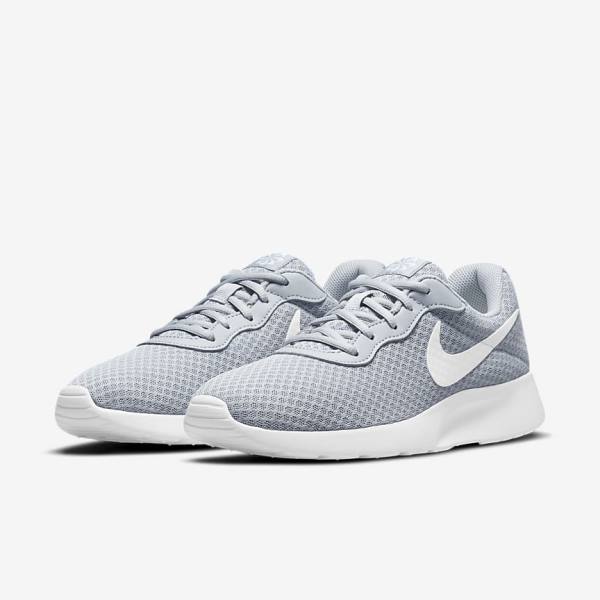 Women's Nike Tanjun Sneakers Grey / Black / White | NK610QTV