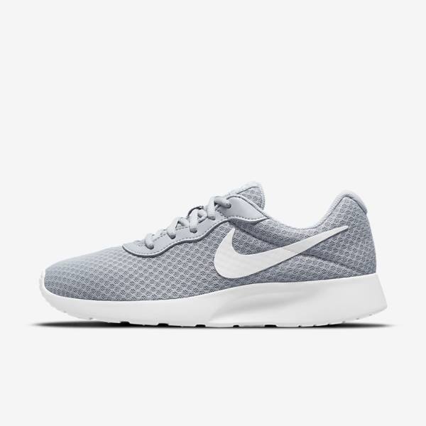 Women\'s Nike Tanjun Sneakers Grey / Black / White | NK610QTV