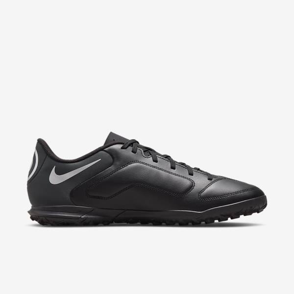 Women's Nike Tiempo Legend 9 Club TF Turf Football Shoes Black / Dark Grey | NK920COY