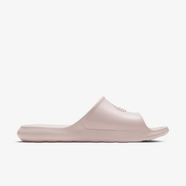 Women's Nike Victori One Shower Slides Rose / Rose / White | NK918POY