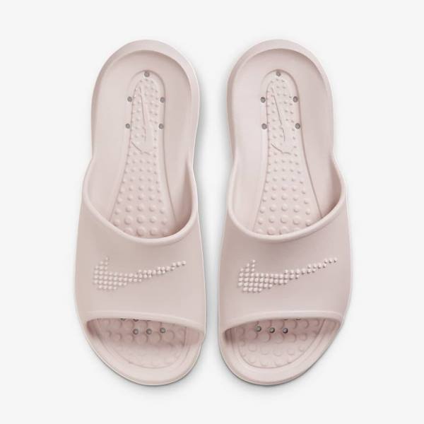 Women's Nike Victori One Shower Slides Rose / Rose / White | NK918POY