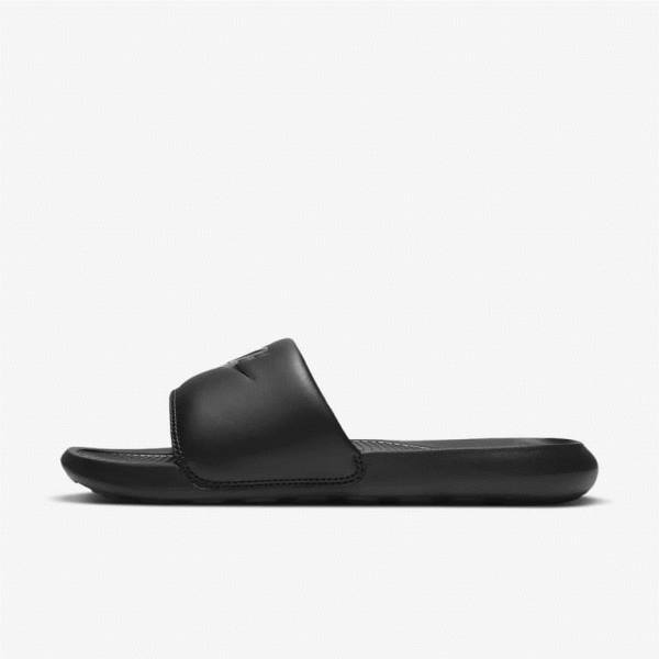 Women\'s Nike Victori One Slides Black | NK876HEX