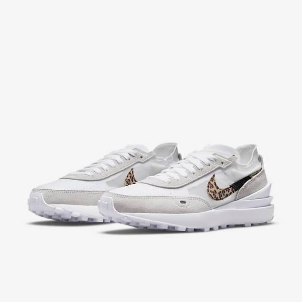 Women's Nike Waffle One SE Sneakers White / Multicolor | NK402TWF