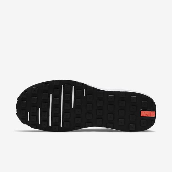 Women's Nike Waffle One Sneakers Black / Orange / White | NK607BIY