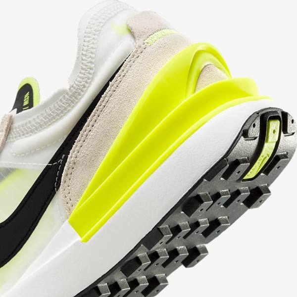 Women's Nike Waffle One Sneakers White / Black | NK068DZM