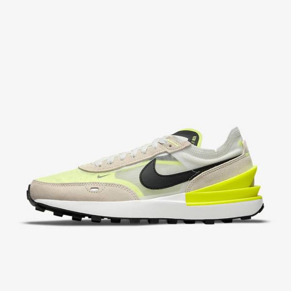 Women\'s Nike Waffle One Sneakers White / Black | NK068DZM