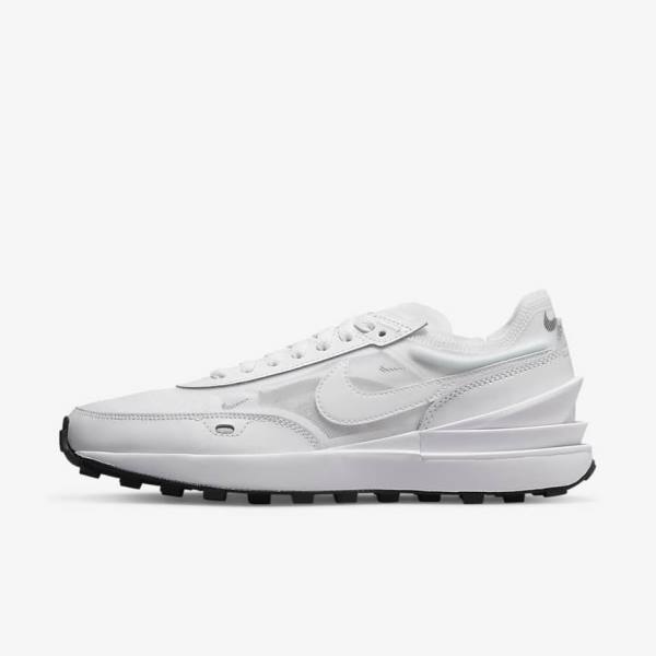 Women\'s Nike Waffle One Sneakers White / Black / White | NK174ICW